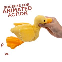 Duck Moving Plush Dog Toy