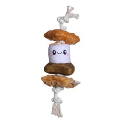 S'mores Squeaker Tug Dog Toy