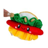 Hot Dog Hide-and-Treat Dog Toy