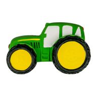 Green Tractor Latex Squeaker Dog Toy