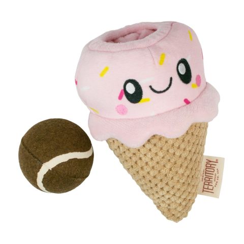 Big City Mutts Dog Toy Collection | Ice Cream 2-in-1 Dog Toy